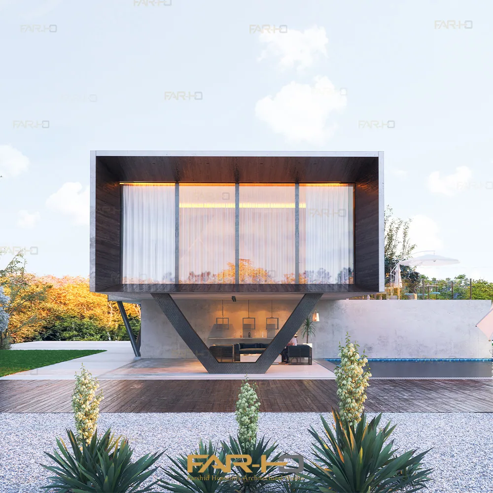 Alnoush Villa – Design project in Mazandaran, a FARHO architecture project in Mazandaran, Iran.