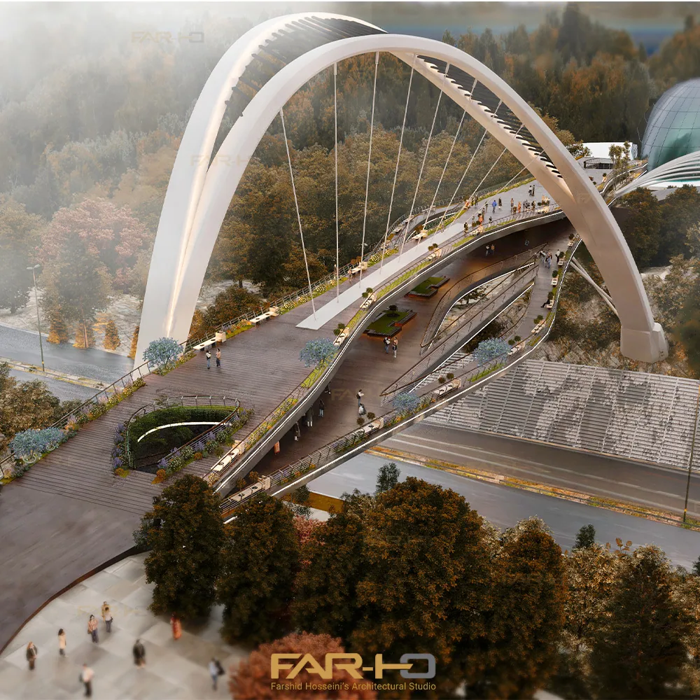 Eli Goli Bridge, a FARHO architecture project in Tabriz / Iran.