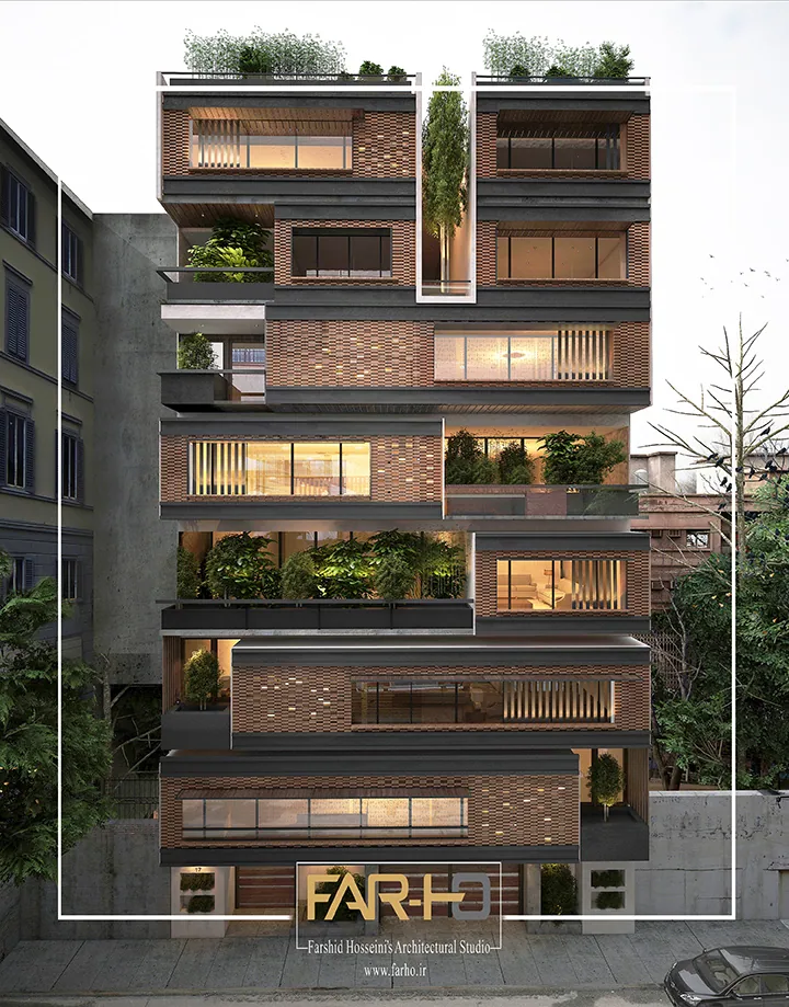 Green Building Project, a FARHO architecture project in Sardar jangal, Tehran.