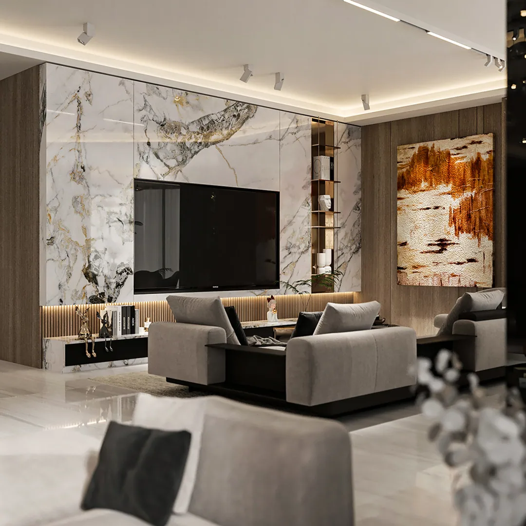 Interior Design of a Residential Project in Kerman, a FARHO architecture project in Kerman, Iran.