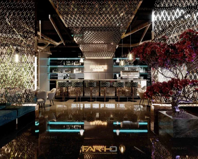 Iranmall Restaurant Project, a FARHO architecture project in Tehran, Iran.