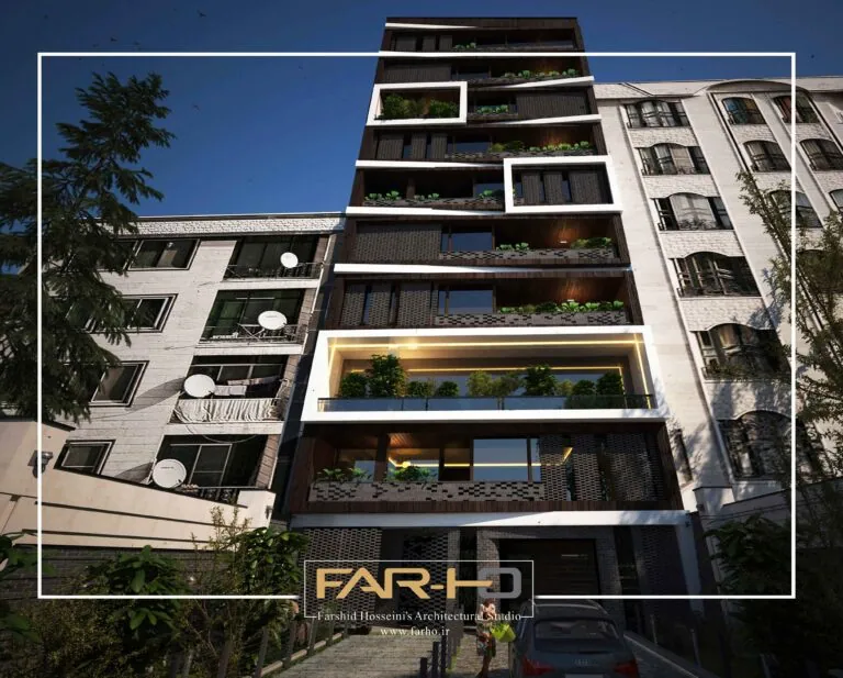 Residential building design in Ahvaz, a FARHO architecture project in Ahvaz, Iran.