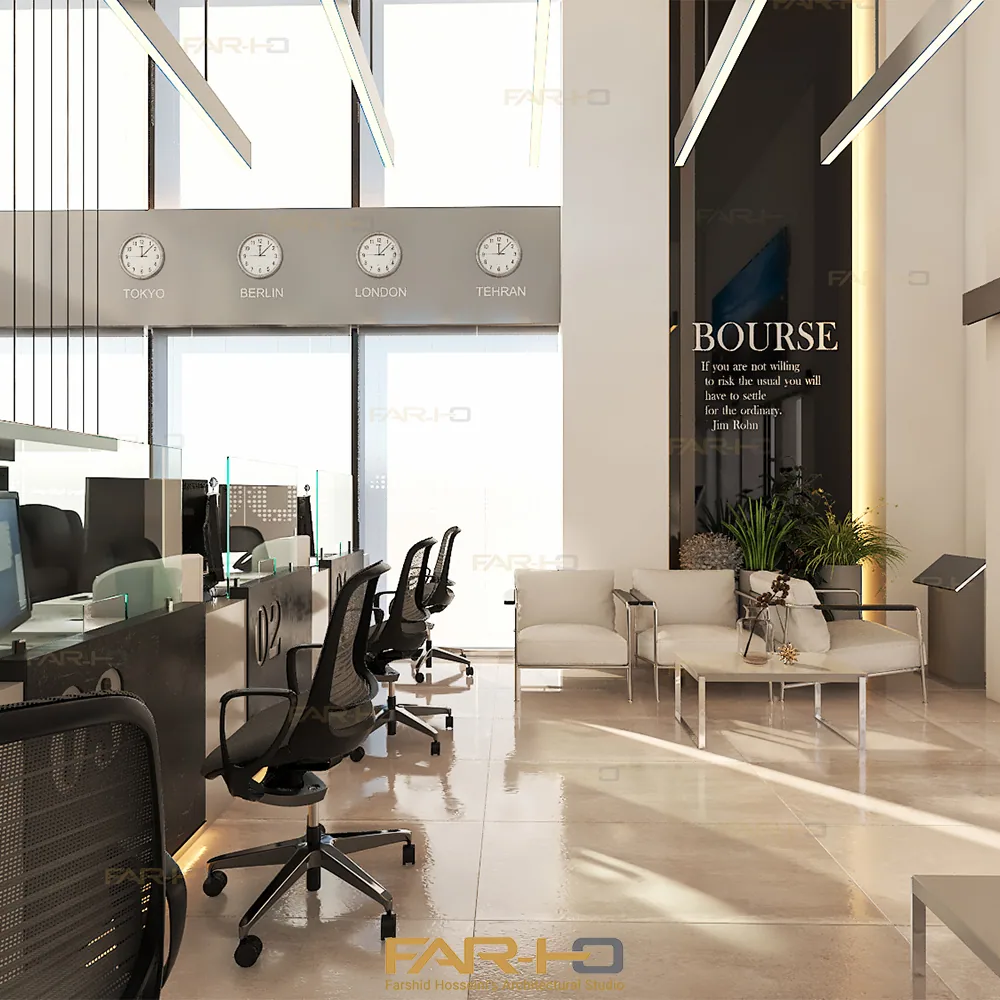 Broker Commercial project in Sheykh Bahaie, a FARHO architecture project in Sheykh Bahaie, Tehran.