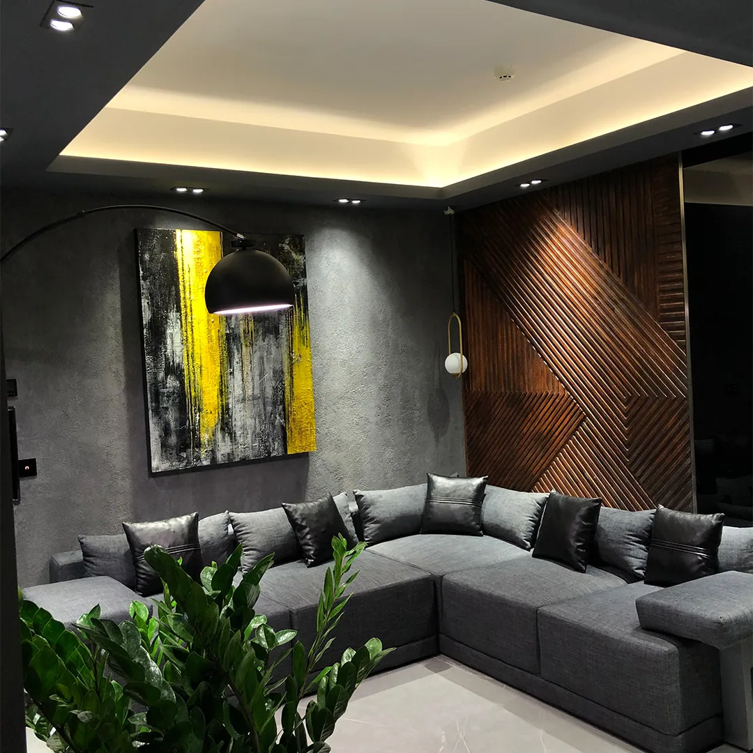 Interior design of a residential project in Saadat Abad, a FARHO architecture project in Saadat Abad, Tehran.