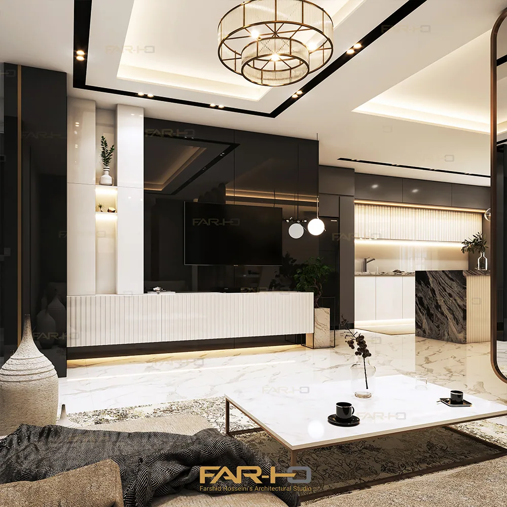 Interior design Project in Qom, a FARHO architecture project in Qom, Iran.