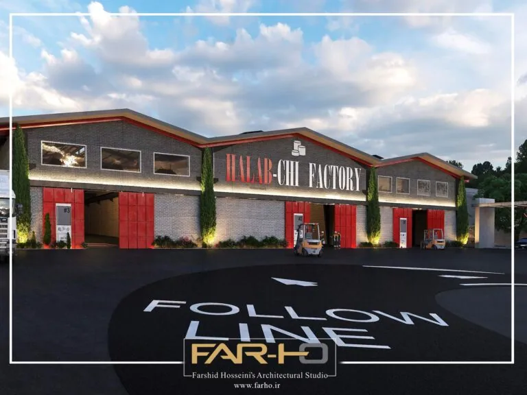 Factory design project in Shams abad, a FARHO architecture project in 1216 Sqm.