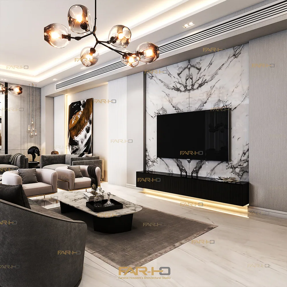 Interior design project in Karaj, a FARHO architecture project in Karaj / Alborz.