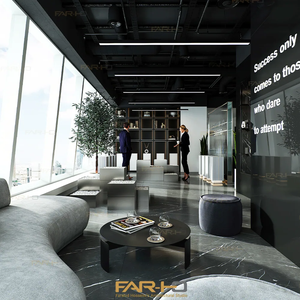 Almanara showroom design in Dubai, a FARHO architecture project in Dubai, United States Emirates.