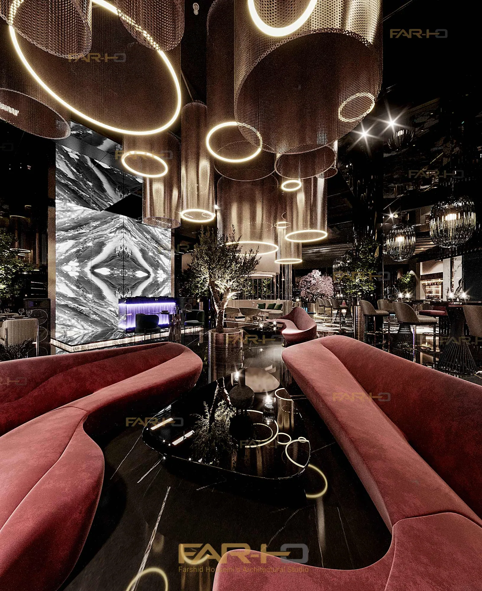 Designing and building a restaurant in Kish, a FARHO architecture project in Kish, Iran.