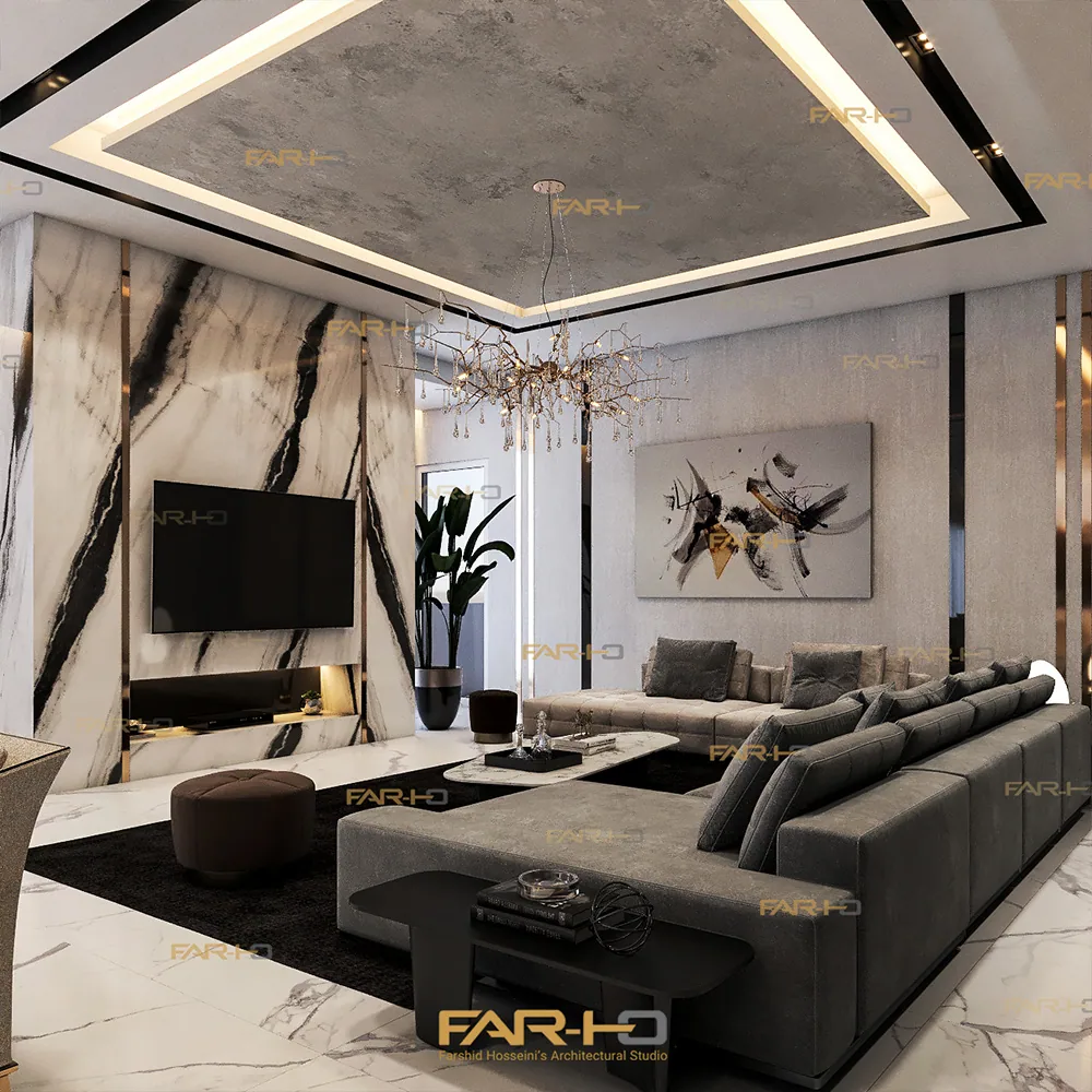 Interior design project in Dezful, a FARHO architecture project in Dezful, Tehran.