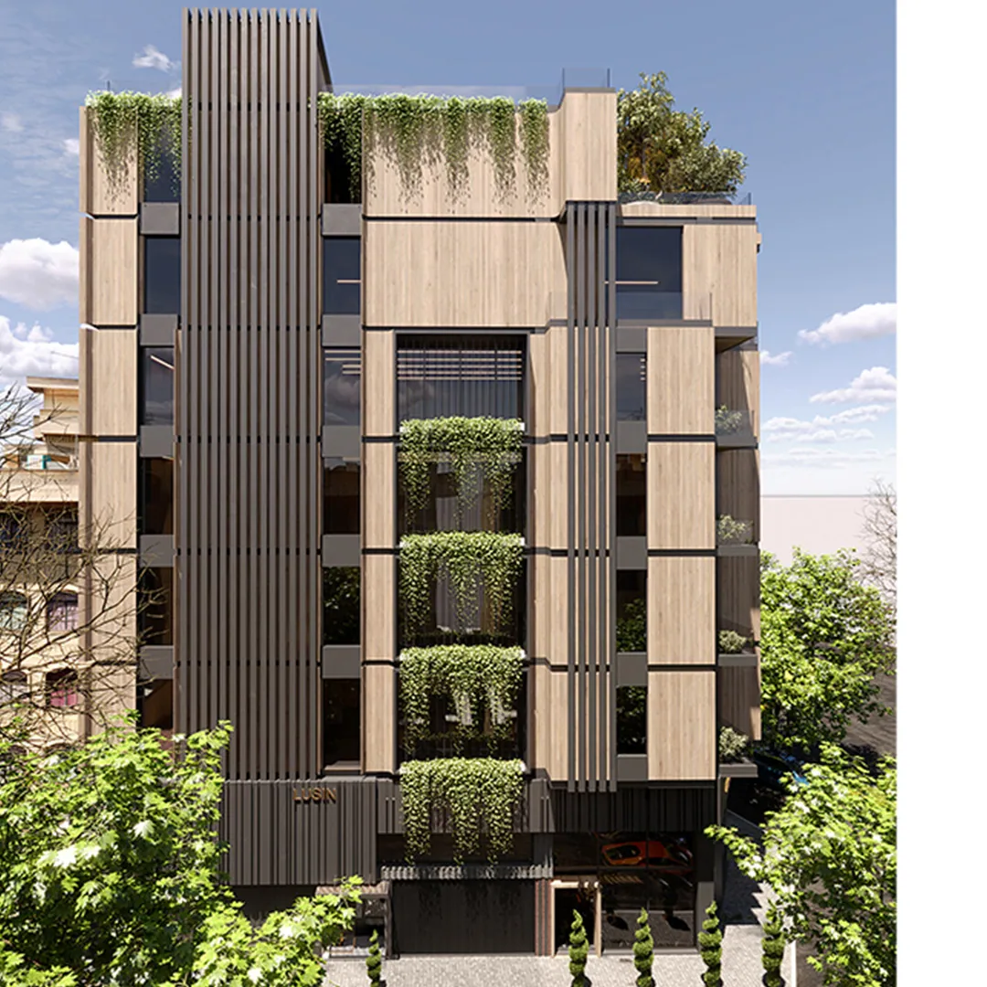 Facade design in Shahrood, a FARHO architecture project in Shahrud, Semnan.