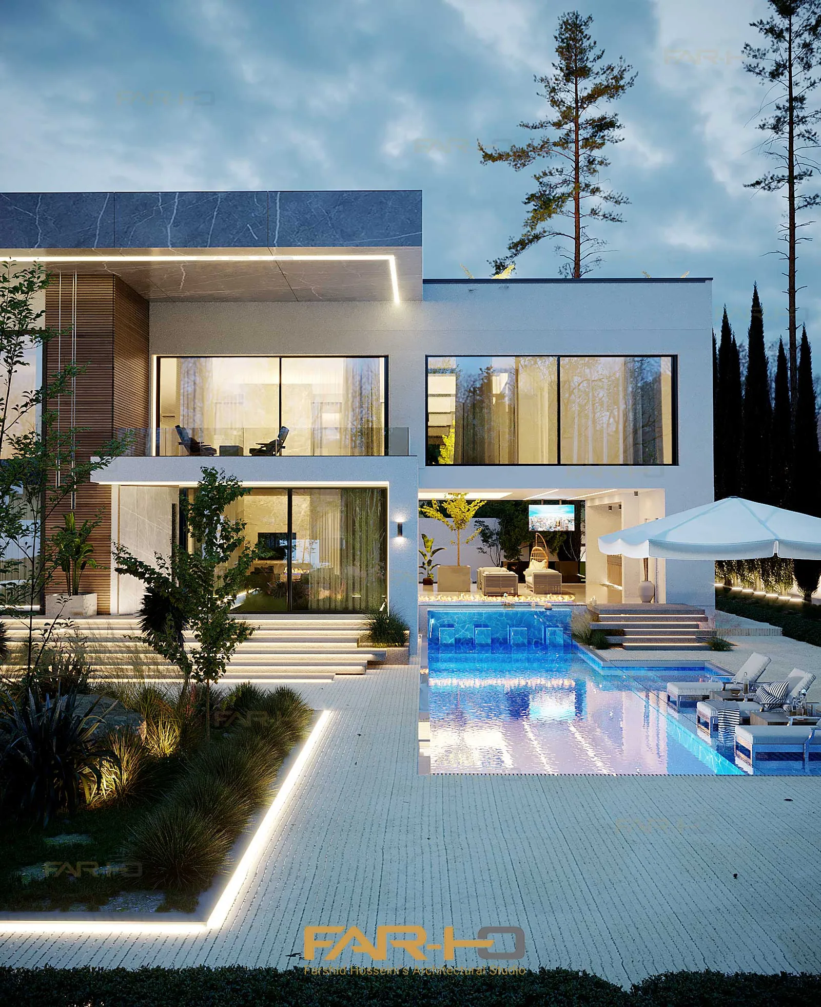 Villa Design Project in Kordan, a FARHO architecture project in Kordan, alborz.