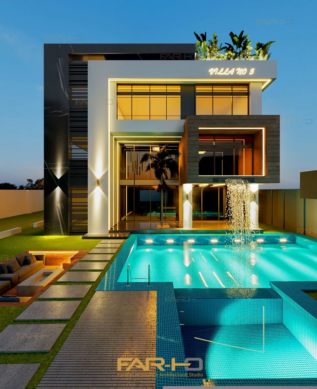 Desining Villa Project in kelak, a FARHO architecture project in kelak, Alborz.