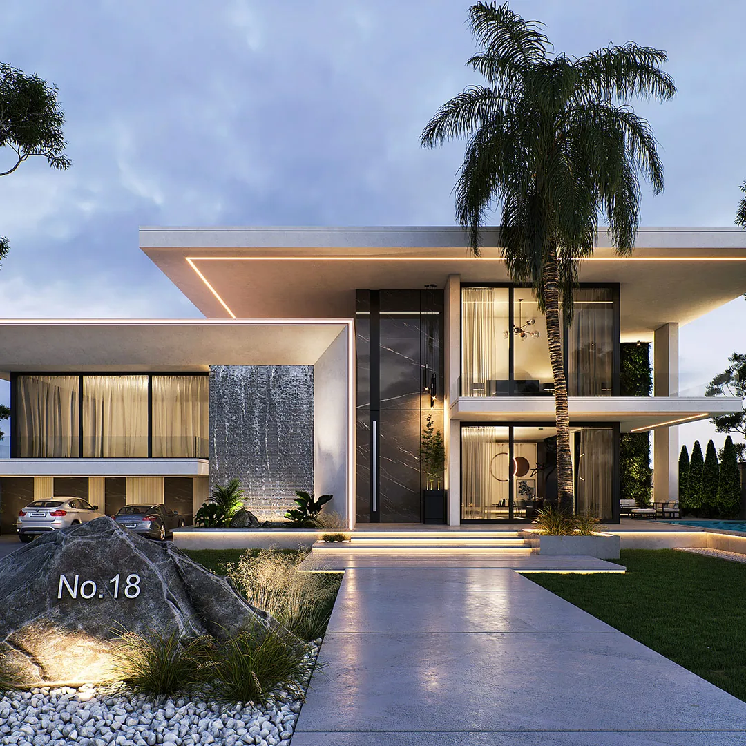 Villa design project – No. 18, a FARHO architecture project in .