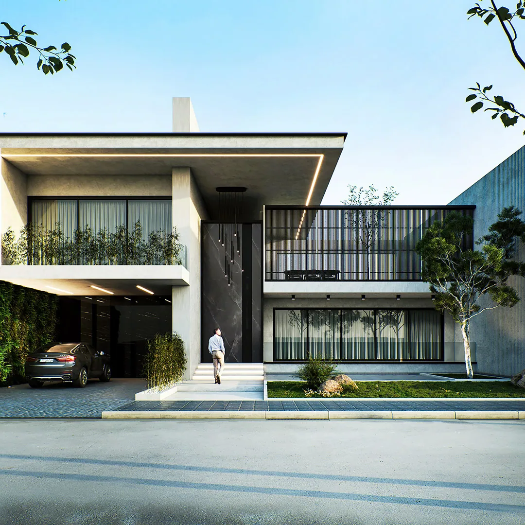 Villa design project – No. 2, a FARHO architecture project in .