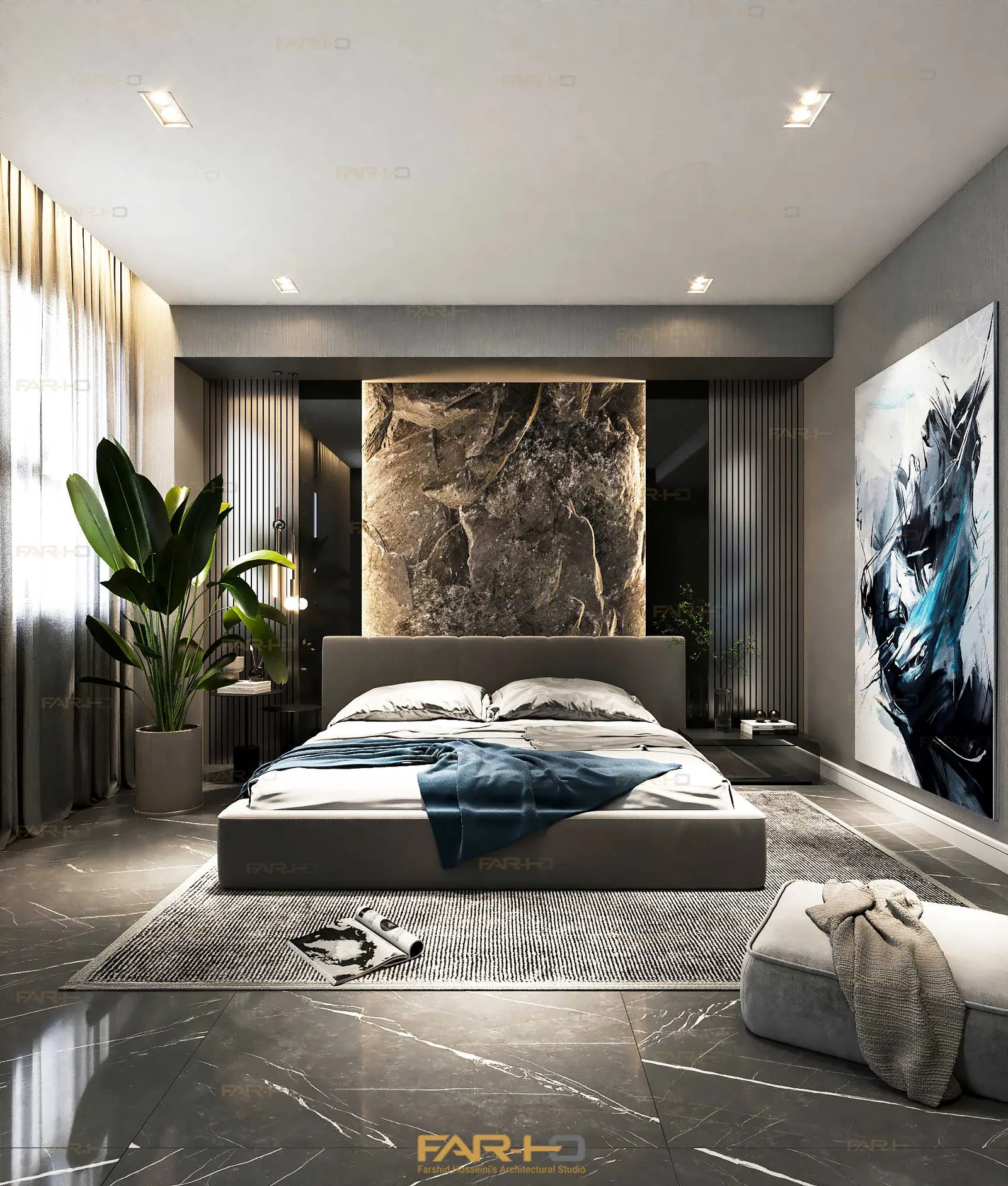 Interior design project in Yazd, a FARHO architecture project in Yazd / Iran.
