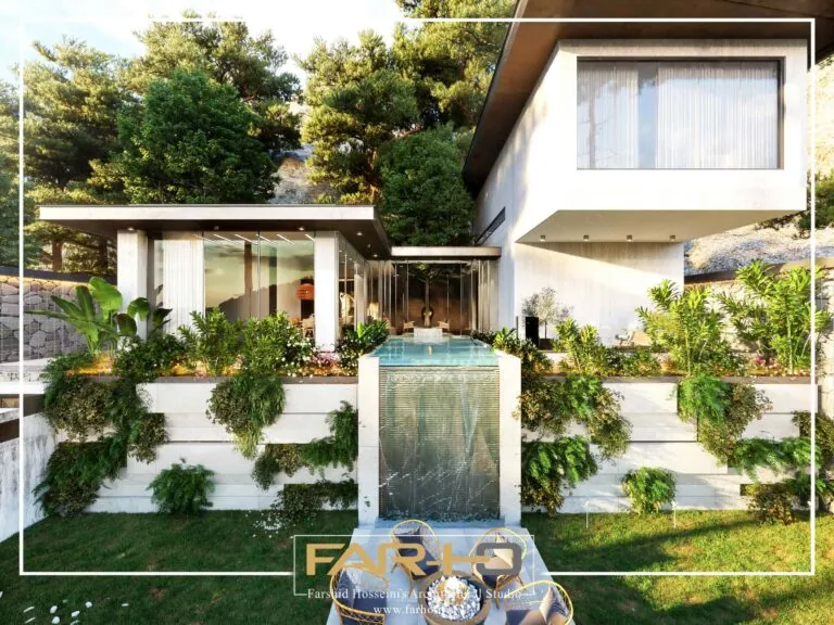 Villa design project in Ramsar, a FARHO architecture project in Ramsar, Gilan.