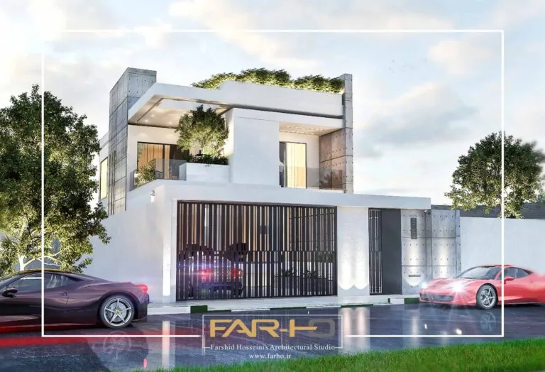 Villa design project in Sarkhrood, a FARHO architecture project in Sarkhrood, Iran.