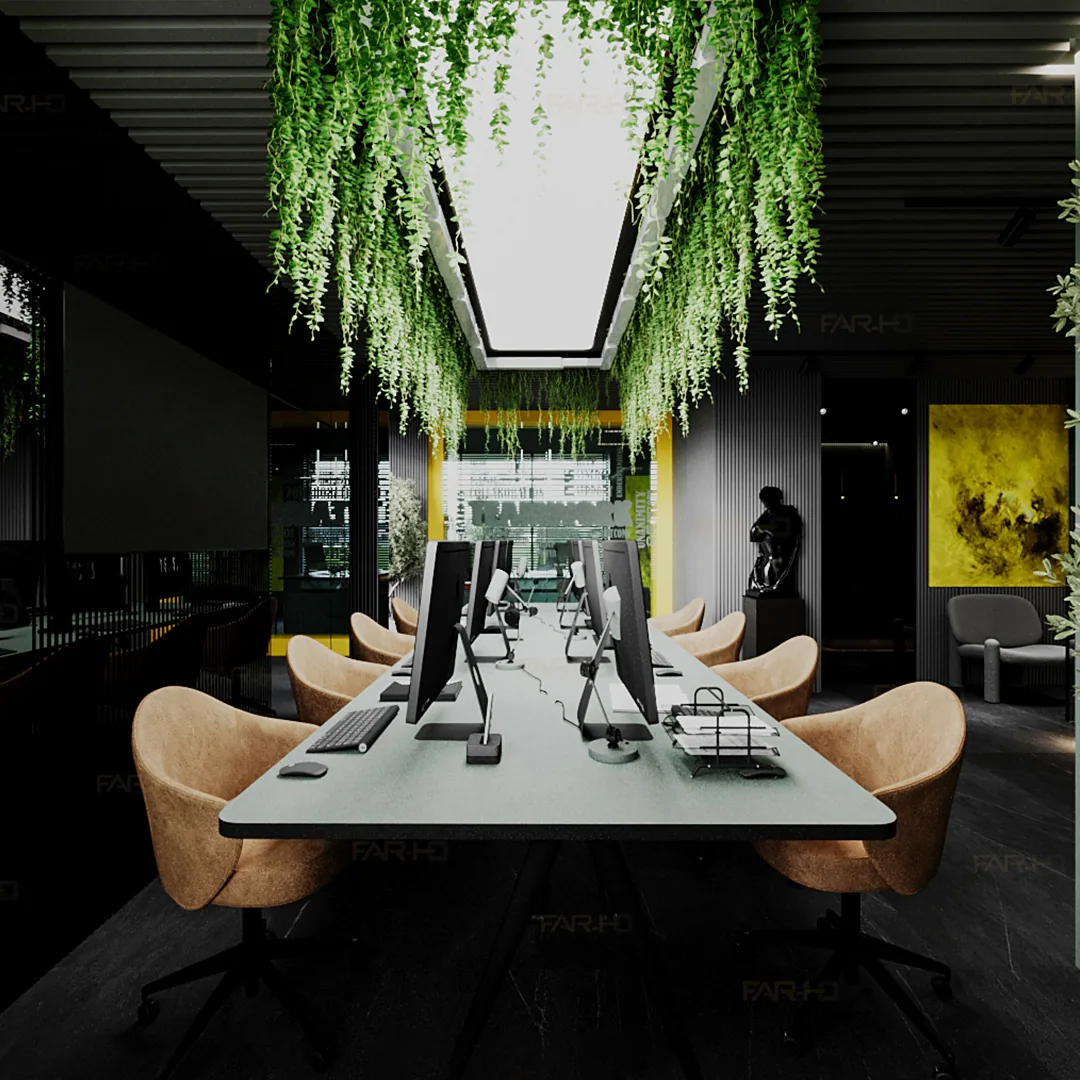 Zaferaniyeh office design, a FARHO architecture project in Zaferaniyeh, Tehran.